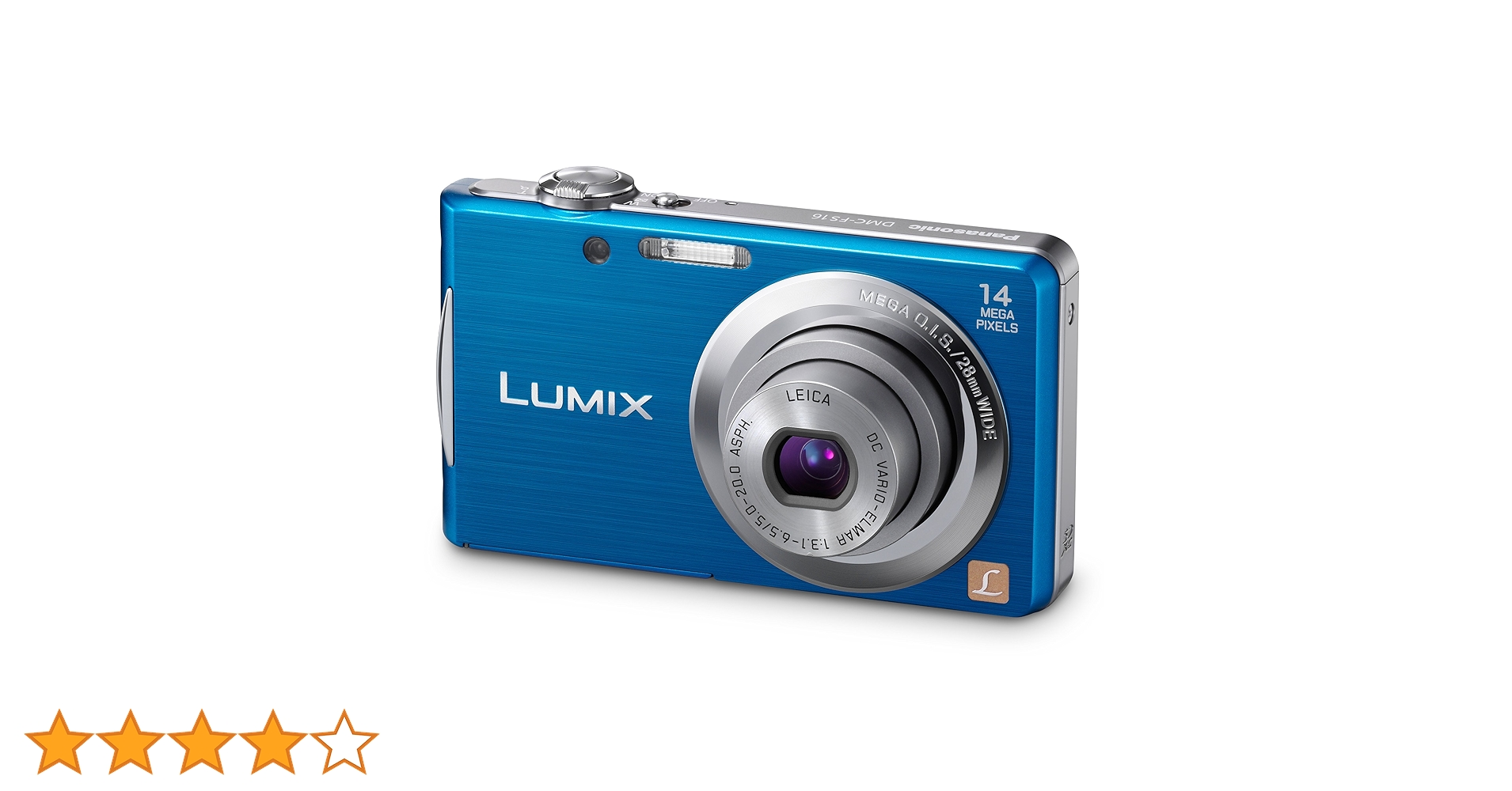 Panasonic Lumix FS16 Digital Camera - Blue (14.1MP, 4x